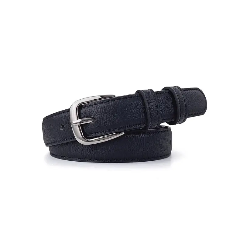 Men's Black Korean-style Belt for Women
