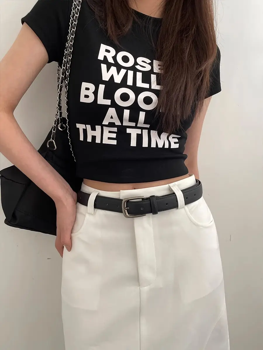 Men's Black Korean-style Belt for Women — feature 3