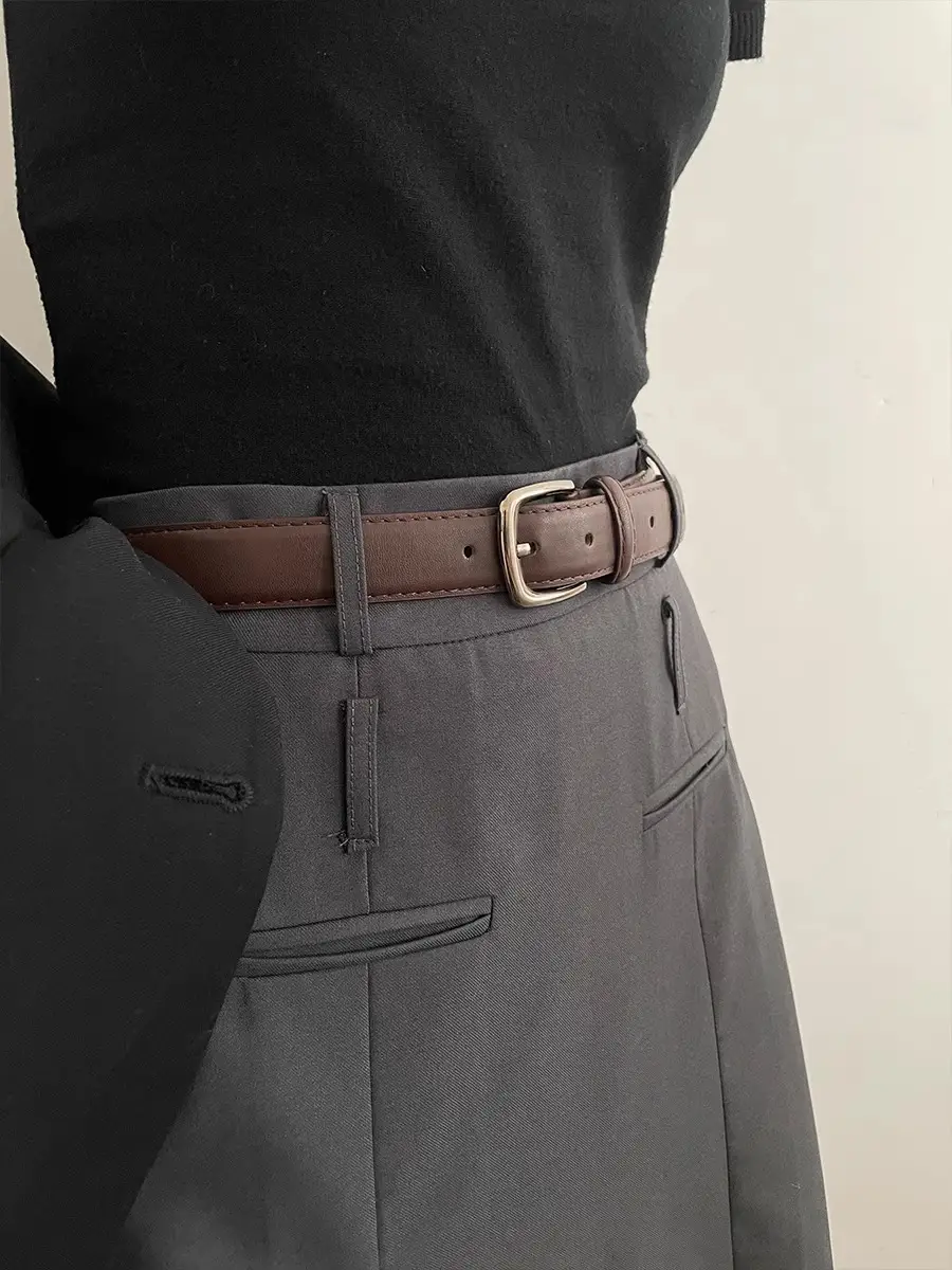 Men's Black Korean-style Belt for Women — feature 4