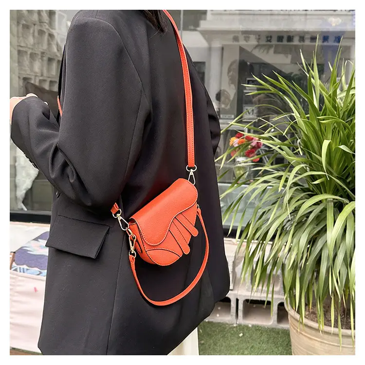 Orange Leather Saddle Bag for Women 2024 — feature 13
