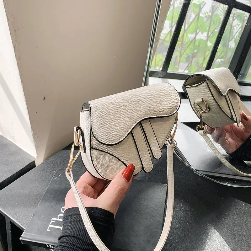 Orange Leather Saddle Bag for Women 2024 - Image 2