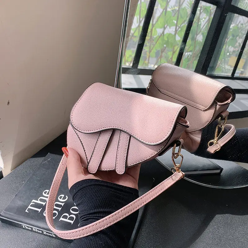 Orange Leather Saddle Bag for Women 2024 - Image 5