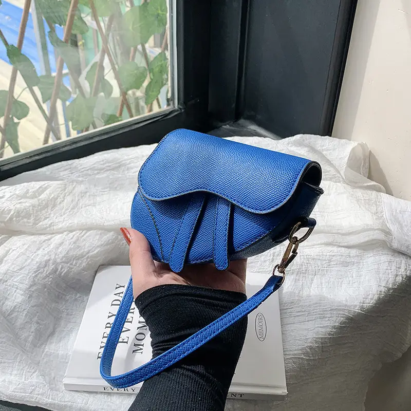 Orange Leather Saddle Bag for Women 2024 - Image 6