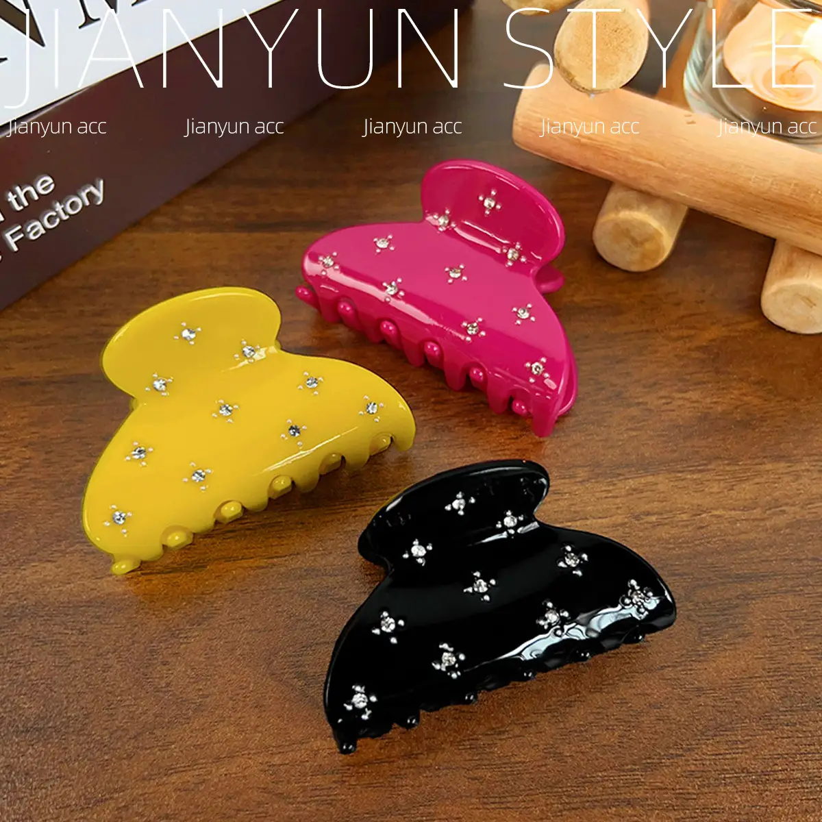 Candy Color Diamond Hairpin for Women - Image 9