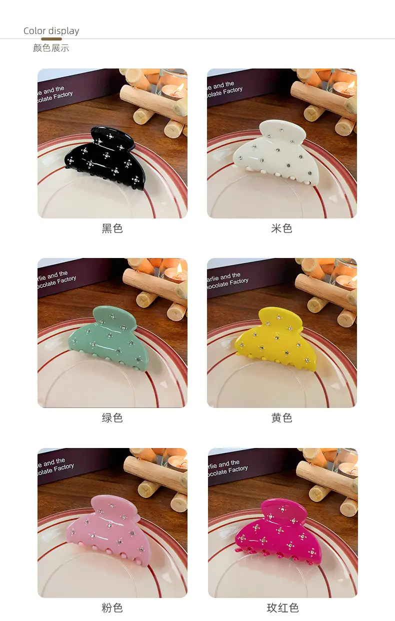 Candy Color Diamond Hairpin for Women — feature 4