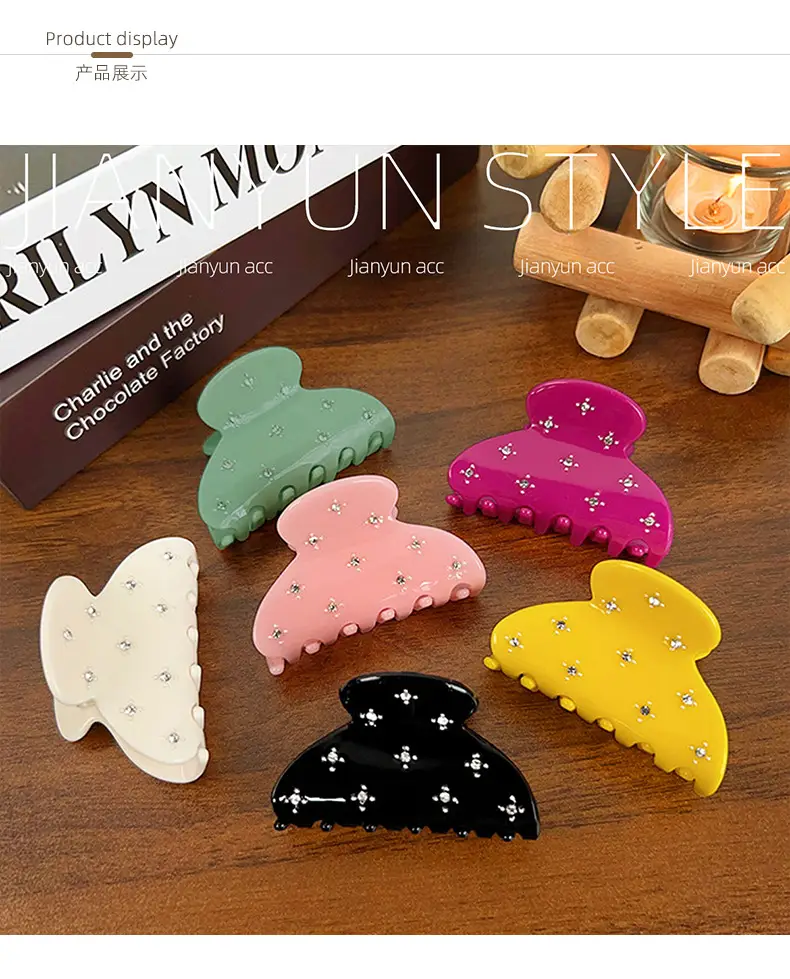 Candy Color Diamond Hairpin for Women — feature 5