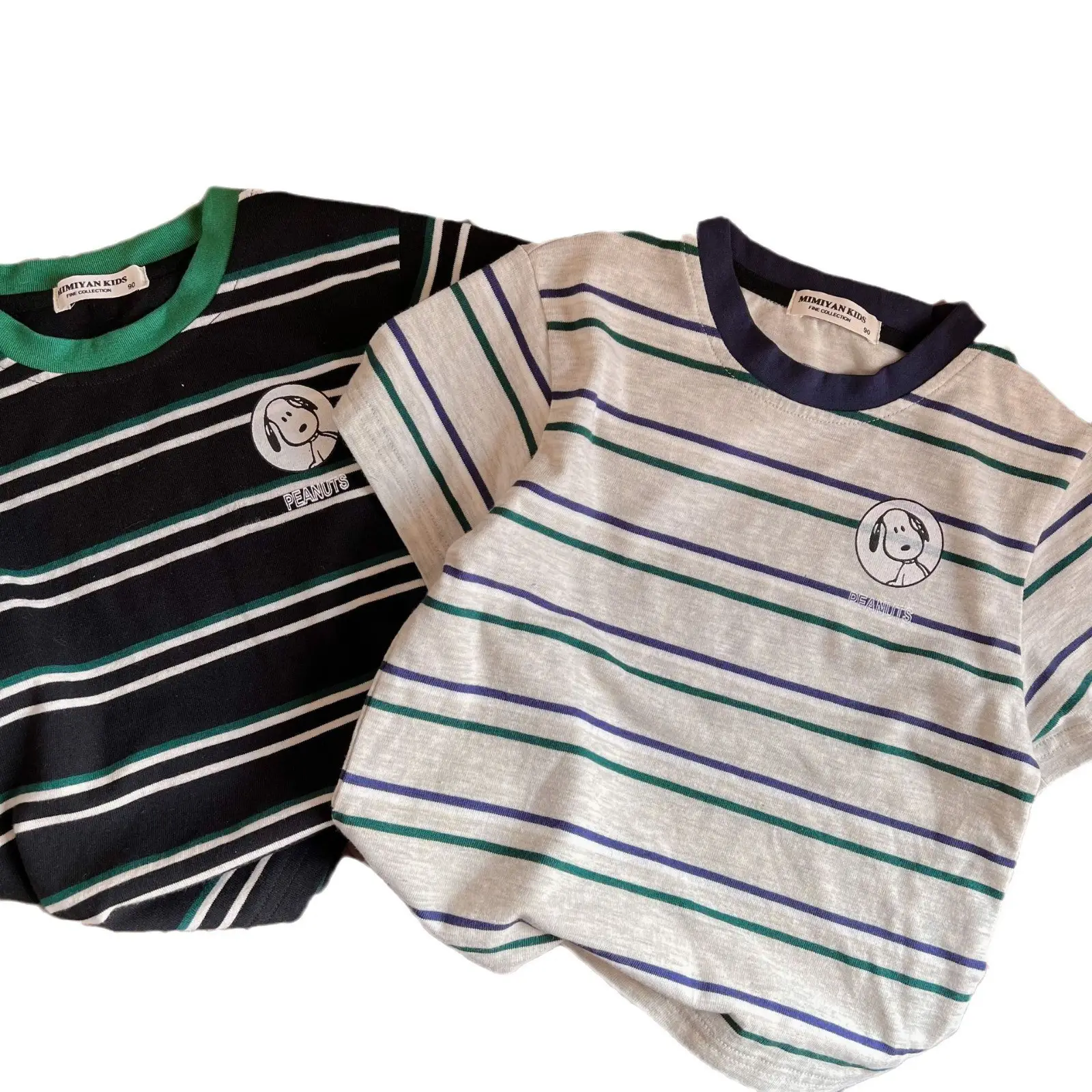 Boys 2026 Summer Striped T-Shirt with Sunglasses - Image 13