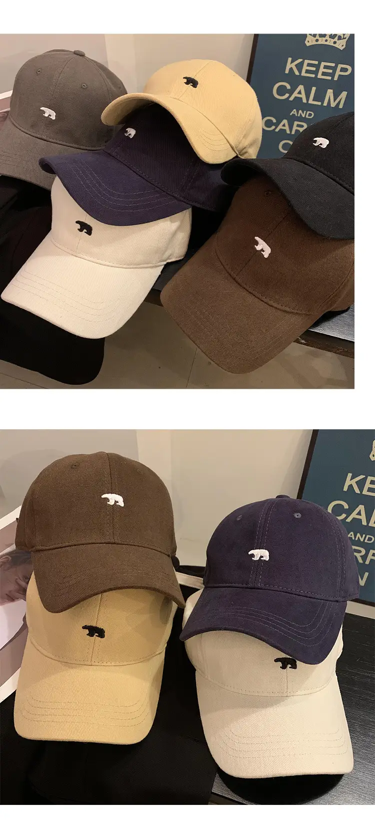Women Japanese Style Embroidered Baseball Cap Large Head Circumference — feature 9
