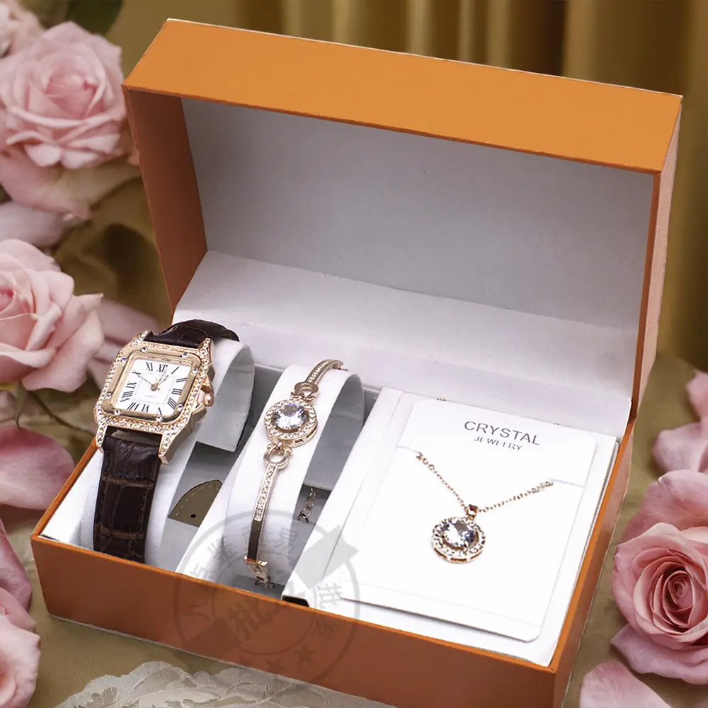 Women's 2-Piece Watch Set with Necklace & Bracelet — feature 6