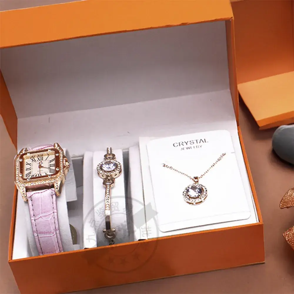 Women's 2-Piece Watch Set with Necklace & Bracelet - Image 5
