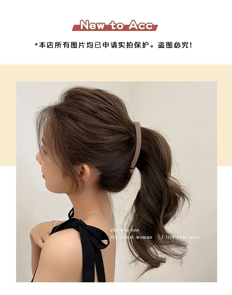 Frosted Banana Hairpin Traceless Women's 2024 New Style — feature 1