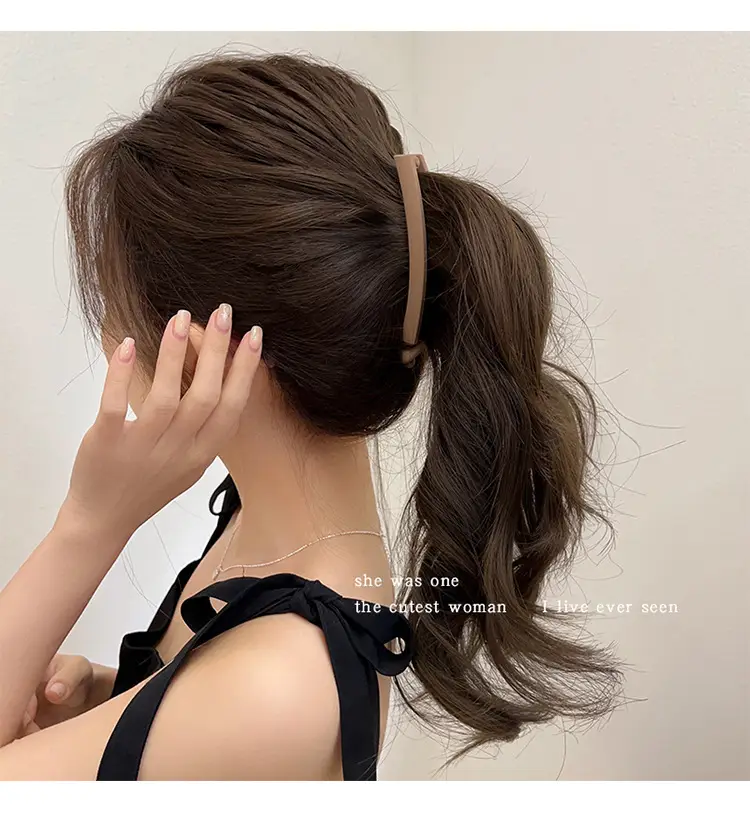 Frosted Banana Hairpin Traceless Women's 2024 New Style — feature 4