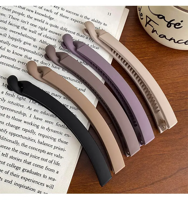 Frosted Banana Hairpin Traceless Women's 2024 New Style — feature 6