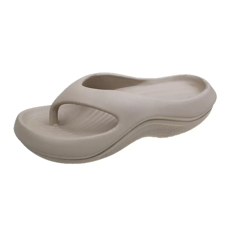 2025 New Summer Slippers for Women to Wear Outside, Thick-Soled Flip-Flops, Non-Slip Flats Sandals, Beach Shoes - Image 11