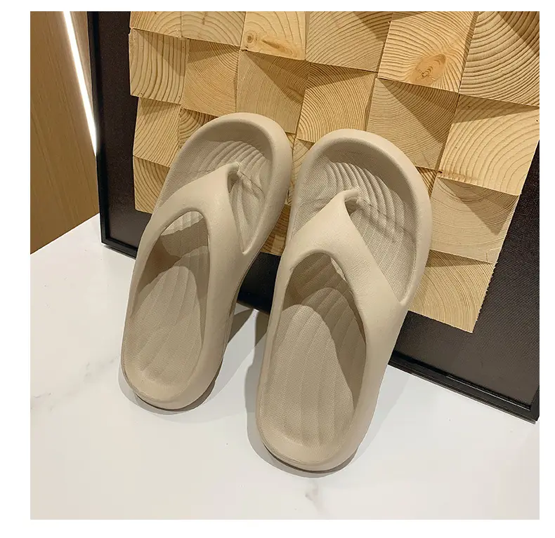 2025 New Summer Slippers for Women to Wear Outside, Thick-Soled Flip-Flops, Non-Slip Flats Sandals, Beach Shoes — feature 30