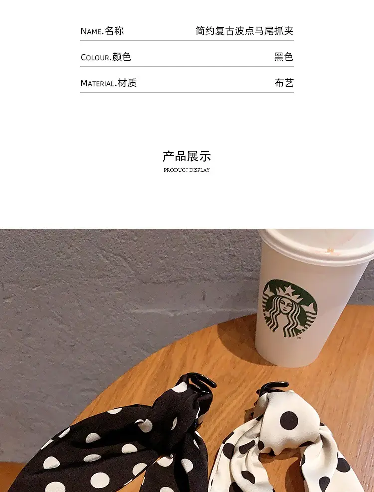 Liu Yifei Hair Grip Clip with Retro Bow — feature 2