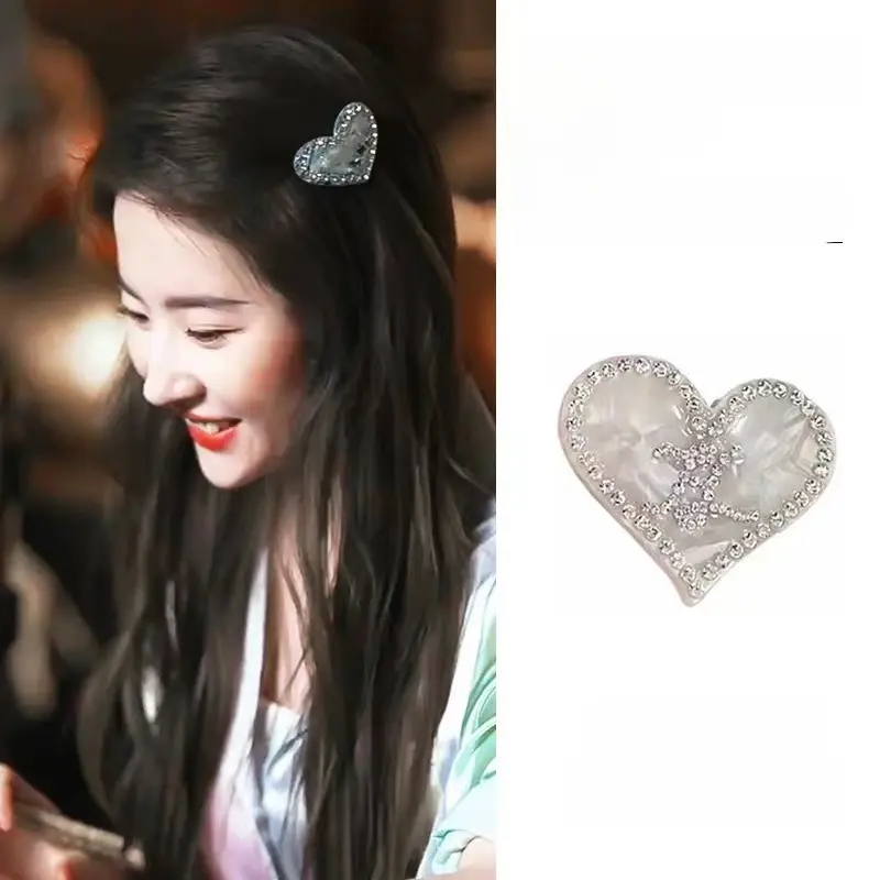 Liu Yifei Hair Grip Clip with Retro Bow