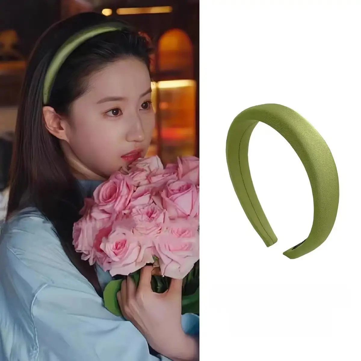 Liu Yifei Hair Grip Clip with Retro Bow