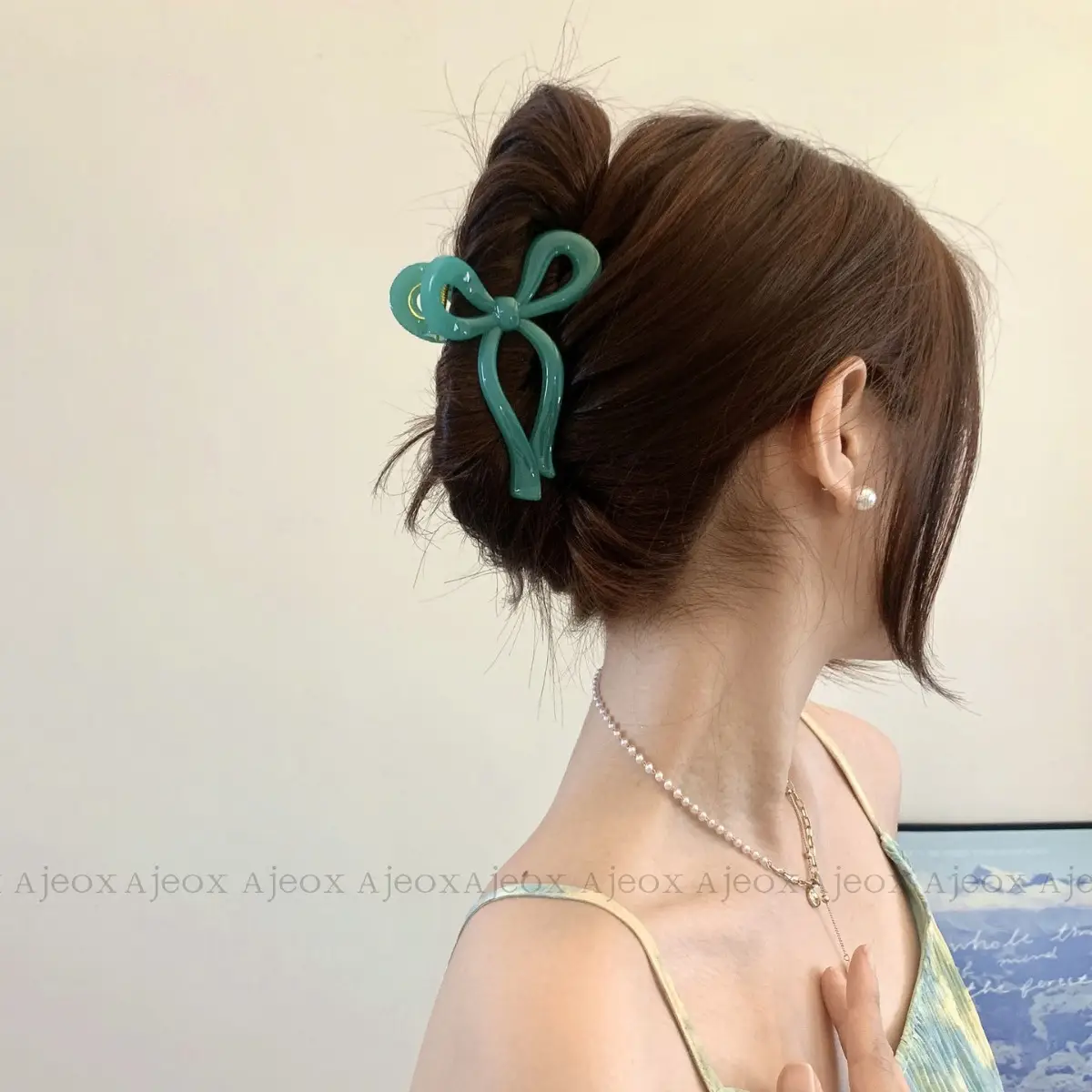 European & American New Style Ribbon Hairpin Butterfly Clip All-match