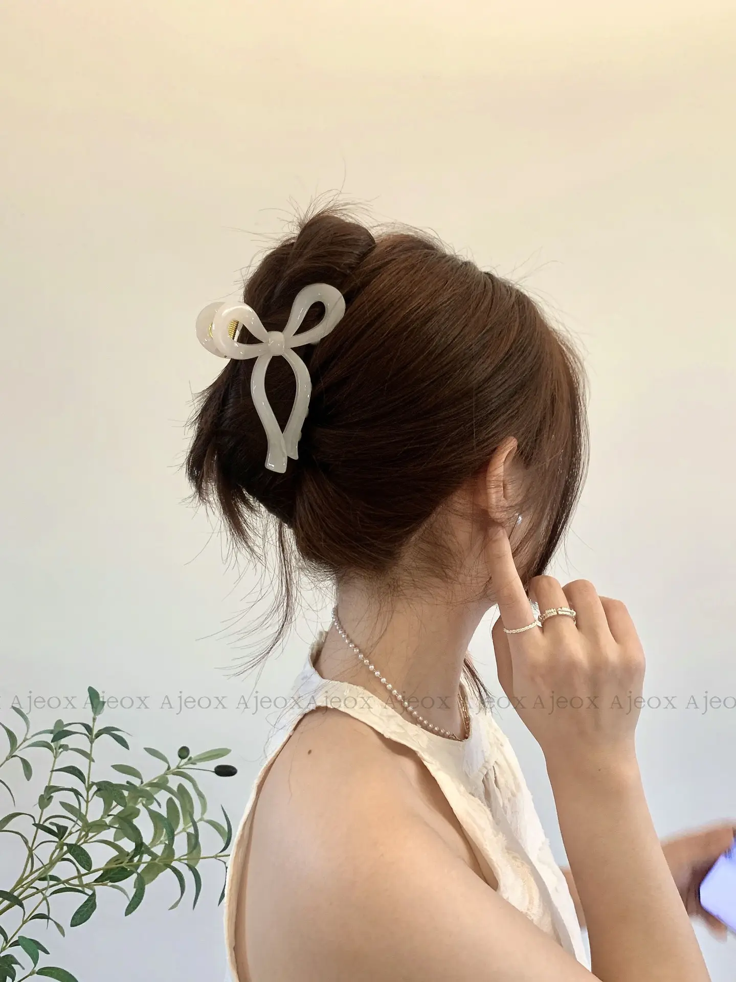 European & American New Style Ribbon Hairpin Butterfly Clip All-match — feature 5