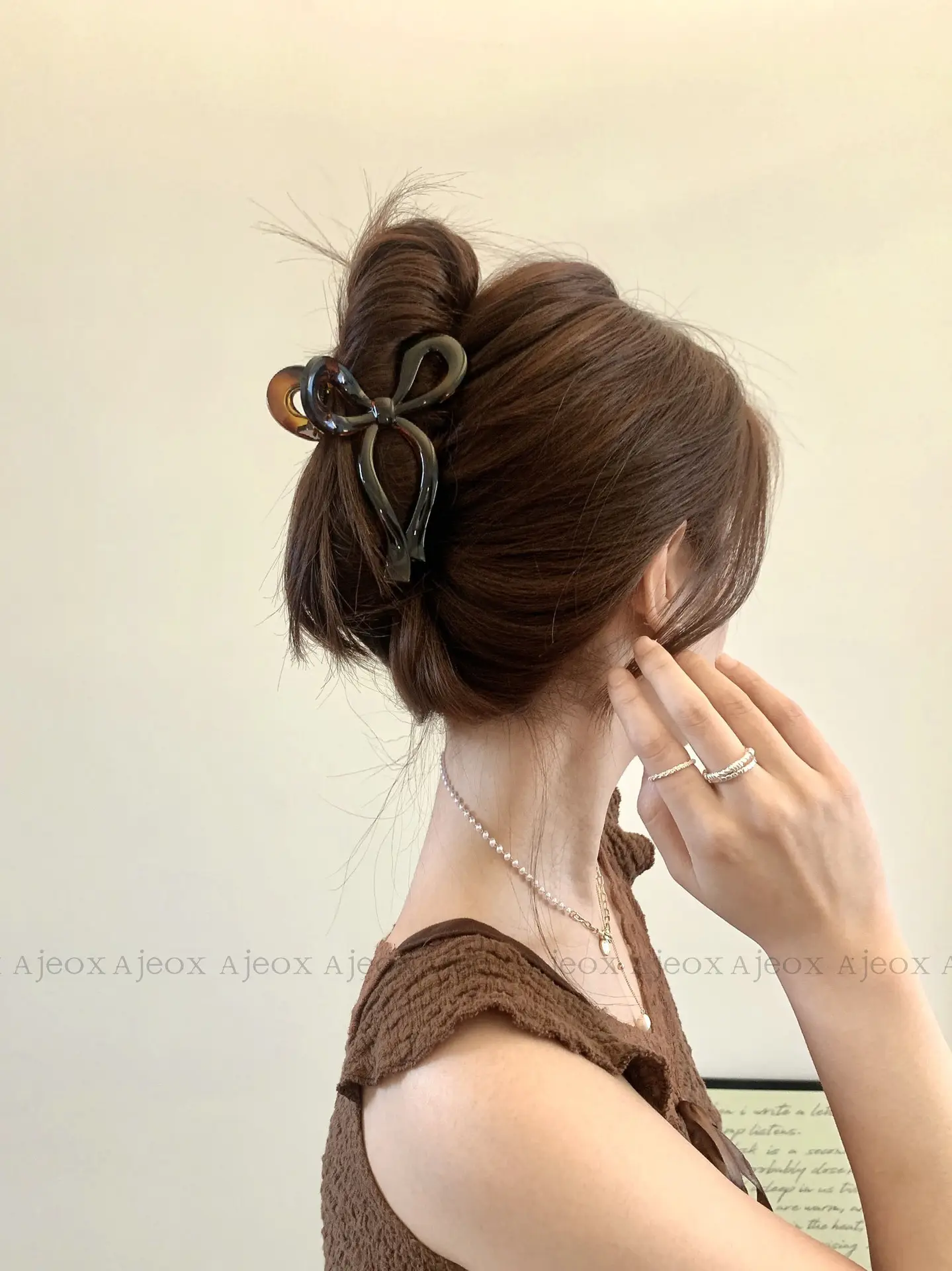European & American New Style Ribbon Hairpin Butterfly Clip All-match — feature 6