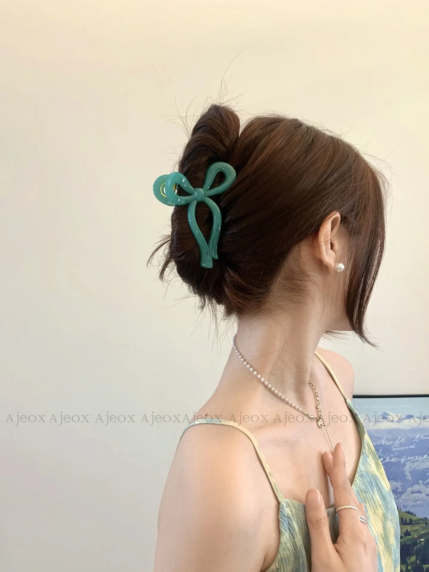 European & American New Style Ribbon Hairpin Butterfly Clip All-match — feature 7