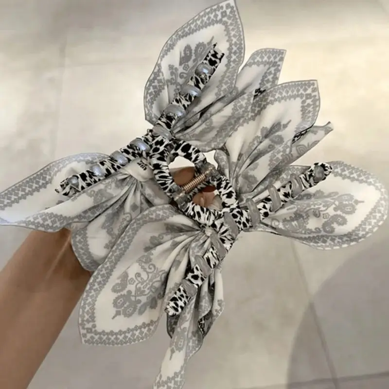 2024 Double-Sided Cashew Flower Bow Clip Hairpin