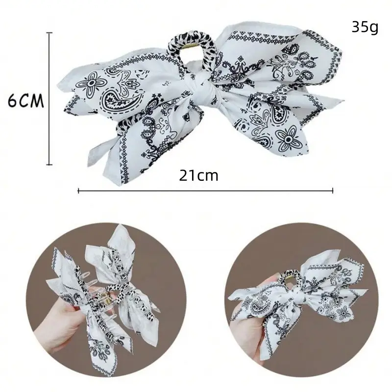 2024 Double-Sided Cashew Flower Bow Clip Hairpin