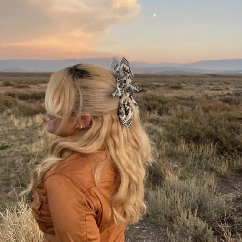 2024 Double-Sided Cashew Flower Bow Clip Hairpin — feature 7