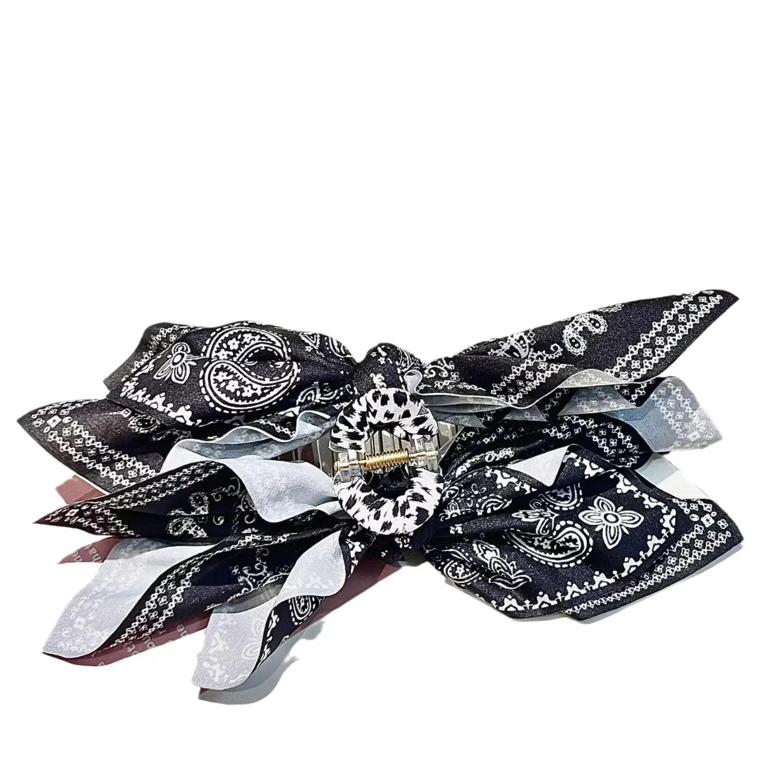2024 Double-Sided Cashew Flower Bow Clip Hairpin