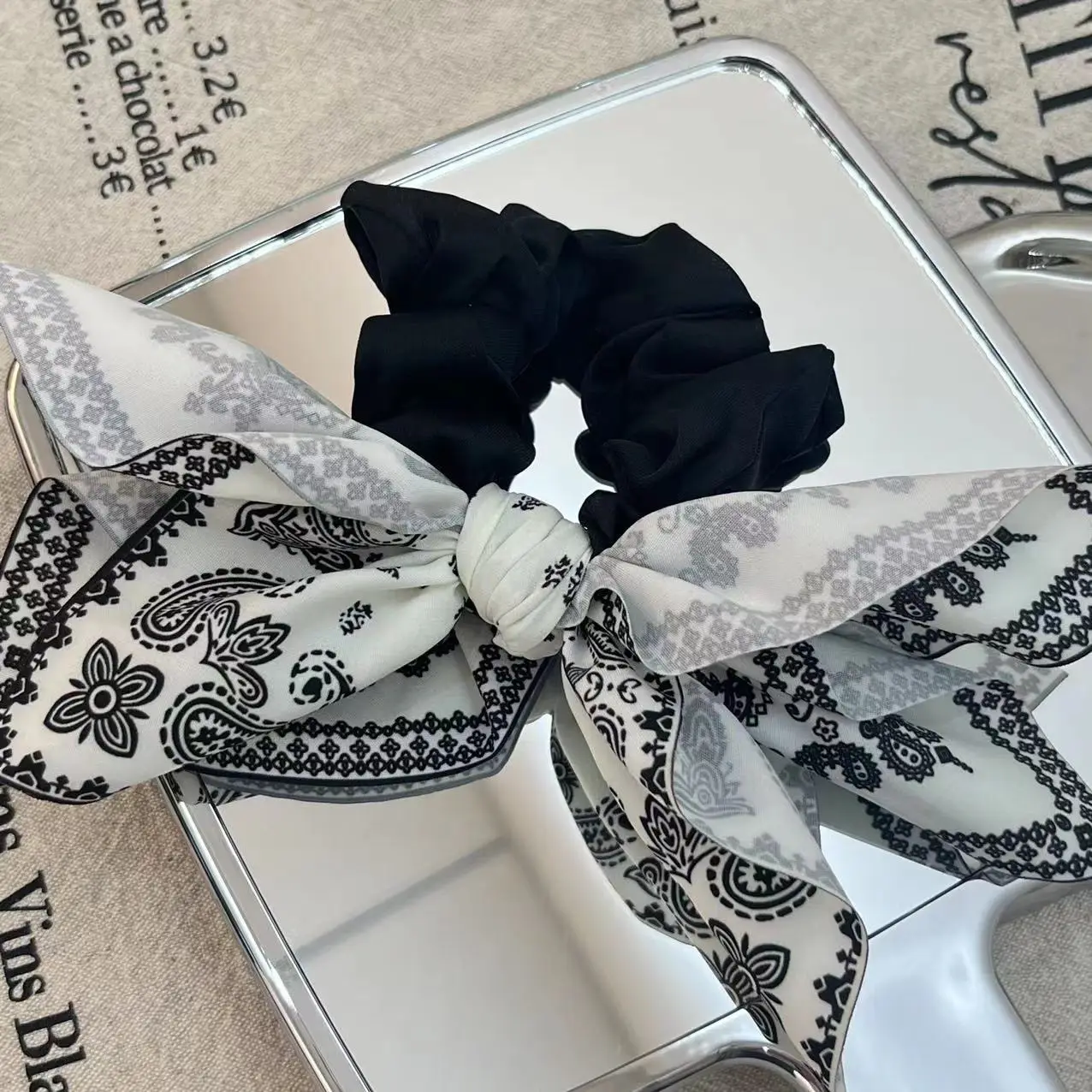 2024 Double-Sided Cashew Flower Bow Clip Hairpin