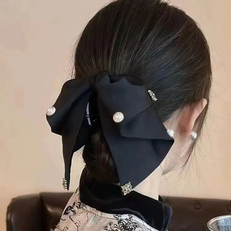 2024 Double-Sided Cashew Flower Bow Clip Hairpin