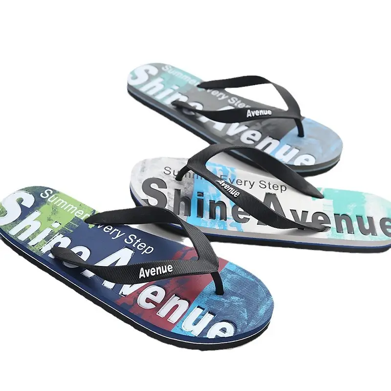 Men's Flip-Flops for Summer, Graffiti Design, Outdoor Beach Sandals, Non-Slip, Wear-Resistant, Lightweight, Trendy Style - Image 10
