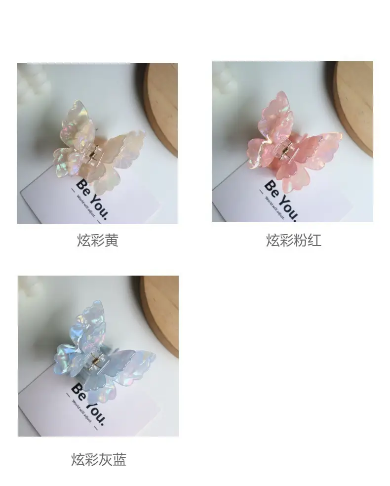 2024 Butterfly Hairpin Clip with Shark Design — feature 5
