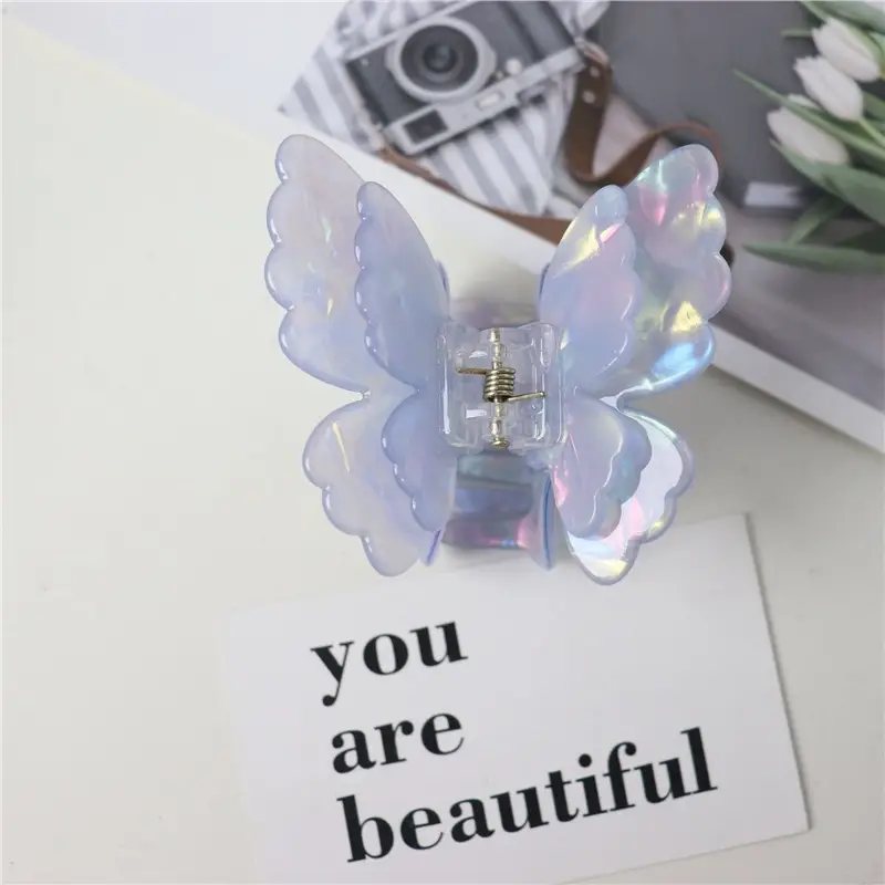 2024 Butterfly Hairpin Clip with Shark Design - Image 2