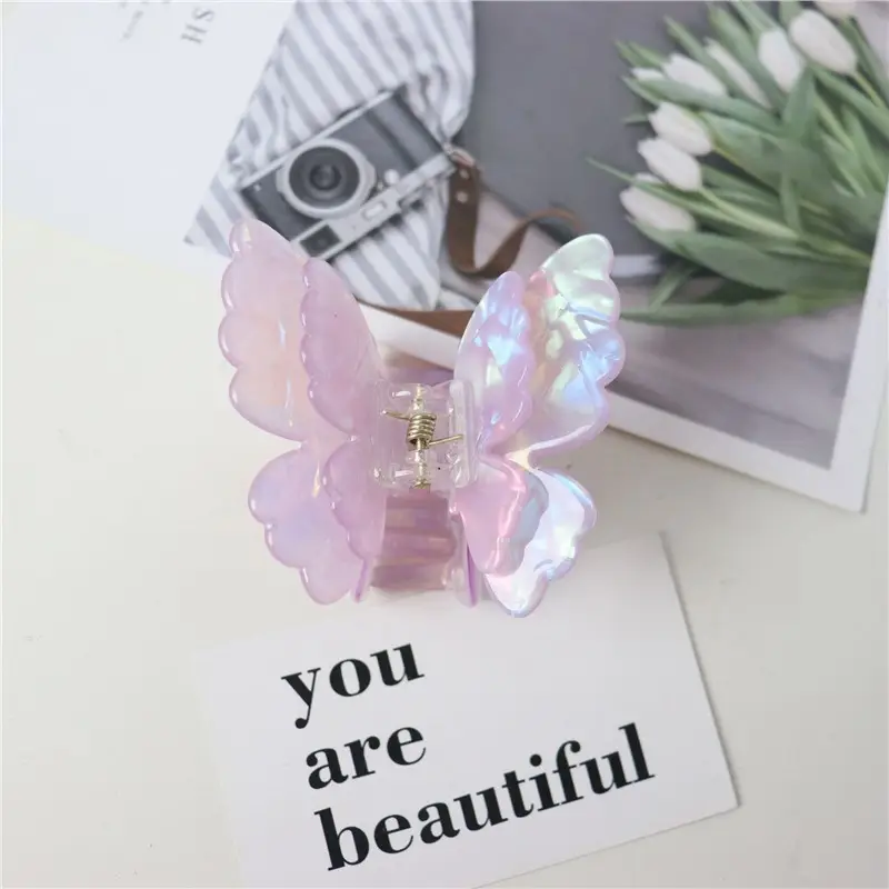 2024 Butterfly Hairpin Clip with Shark Design - Image 3