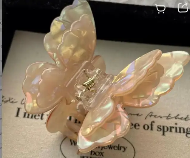 2024 Butterfly Hairpin Clip with Shark Design - Image 6