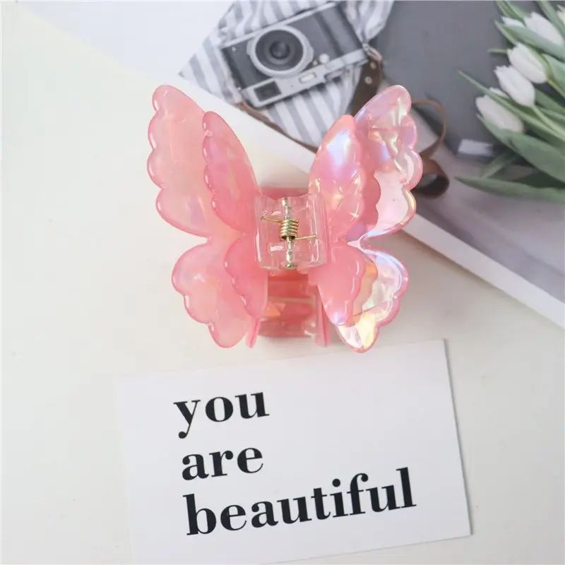2024 Butterfly Hairpin Clip with Shark Design - Image 7