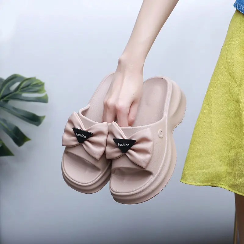 EVA Thick Bottom Slippers Women Summer New Summer Slippers Wholesale Thick Bottom Beach Outer Wear Sandals Wholesale — feature 1