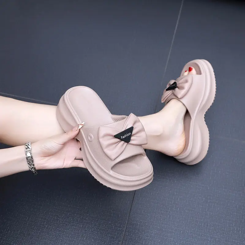 EVA Thick Bottom Slippers Women Summer New Summer Slippers Wholesale Thick Bottom Beach Outer Wear Sandals Wholesale — feature 11