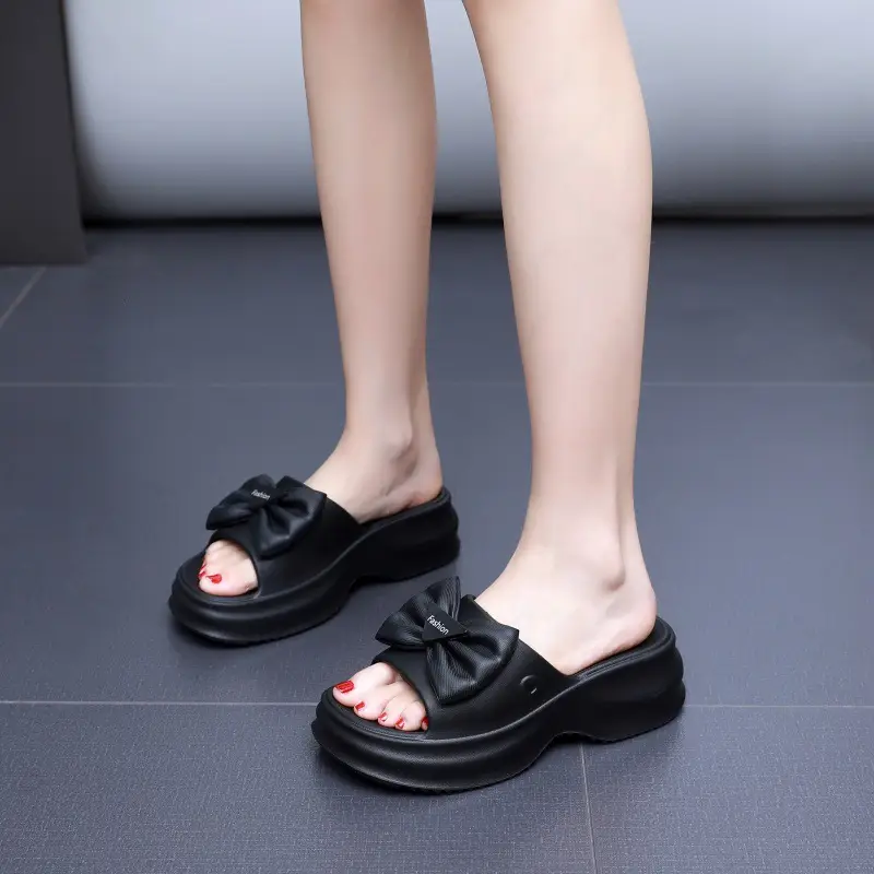 EVA Thick Bottom Slippers Women Summer New Summer Slippers Wholesale Thick Bottom Beach Outer Wear Sandals Wholesale — feature 16