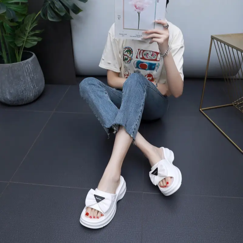 EVA Thick Bottom Slippers Women Summer New Summer Slippers Wholesale Thick Bottom Beach Outer Wear Sandals Wholesale — feature 25
