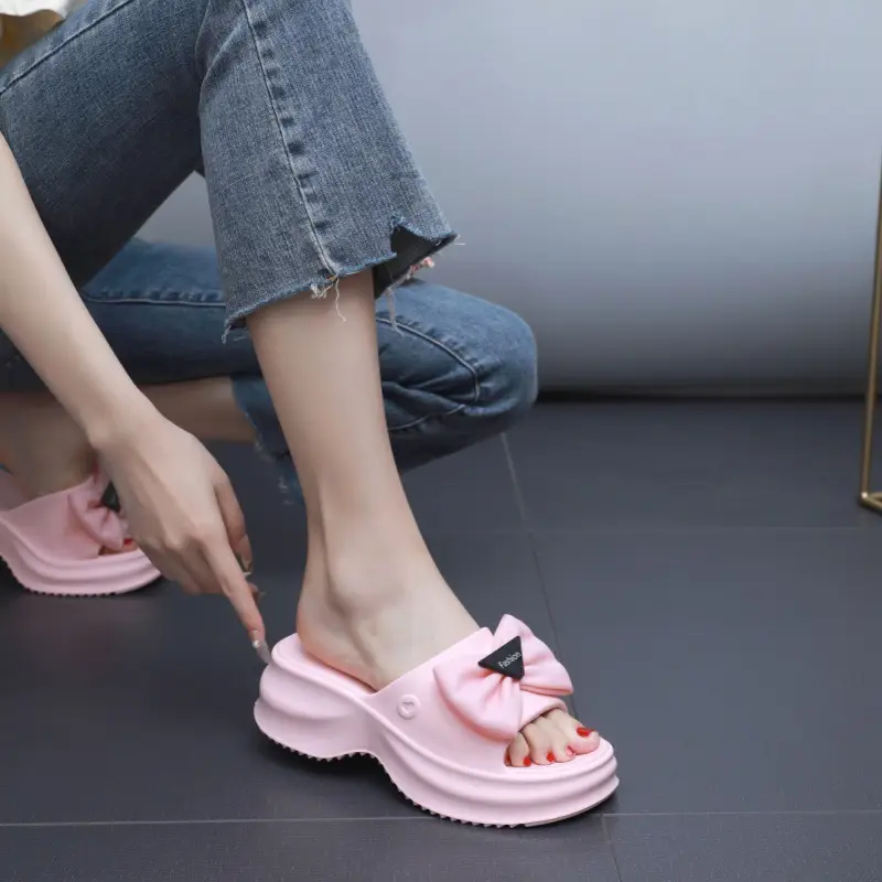 EVA Thick Bottom Slippers Women Summer New Summer Slippers Wholesale Thick Bottom Beach Outer Wear Sandals Wholesale — feature 30