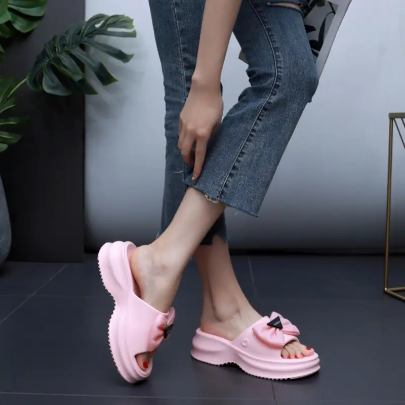 EVA Thick Bottom Slippers Women Summer New Summer Slippers Wholesale Thick Bottom Beach Outer Wear Sandals Wholesale — feature 33