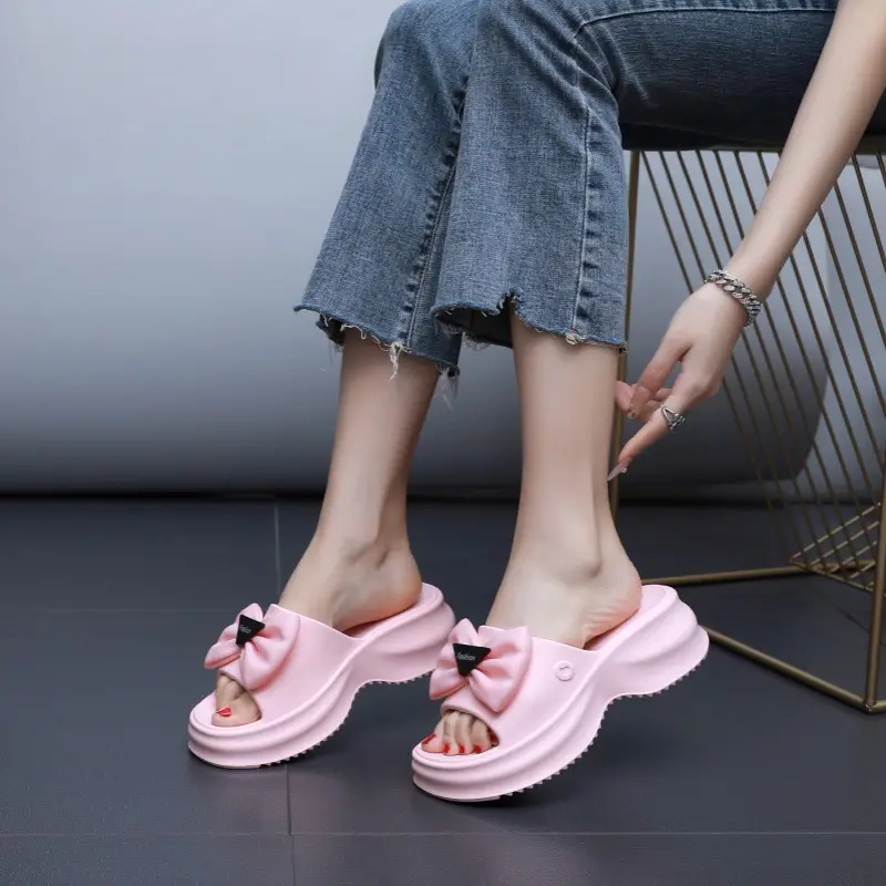 EVA Thick Bottom Slippers Women Summer New Summer Slippers Wholesale Thick Bottom Beach Outer Wear Sandals Wholesale — feature 34