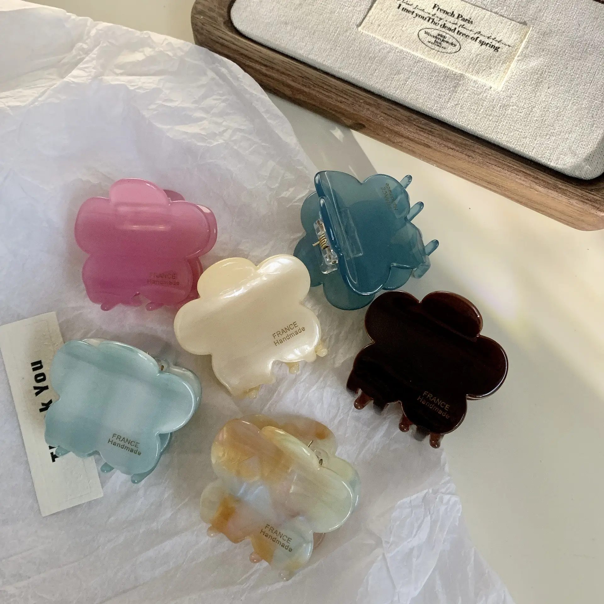 Cute Flower Clip Dye for Girls Hair Accessories - Image 8