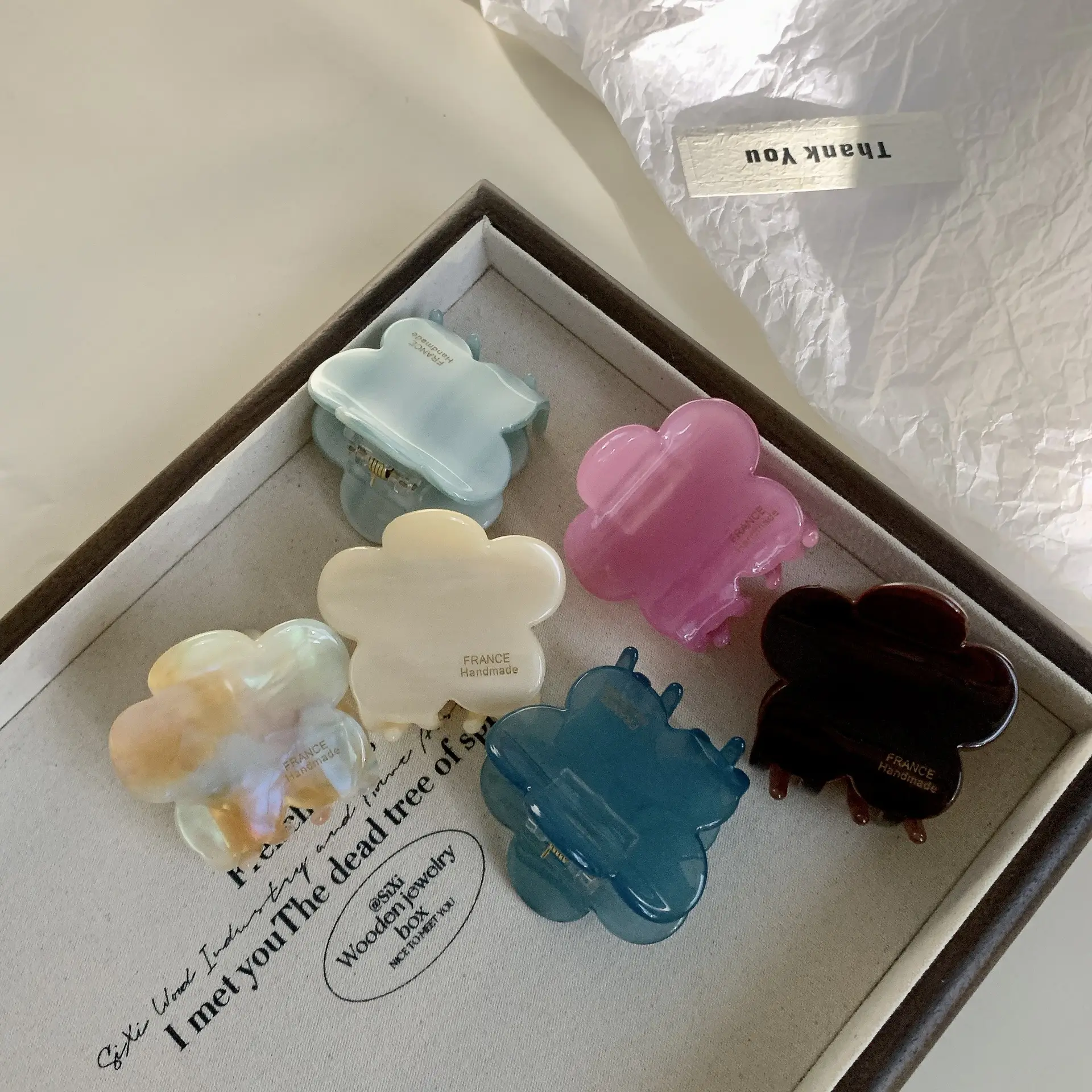 Cute Flower Clip Dye for Girls Hair Accessories — feature 10