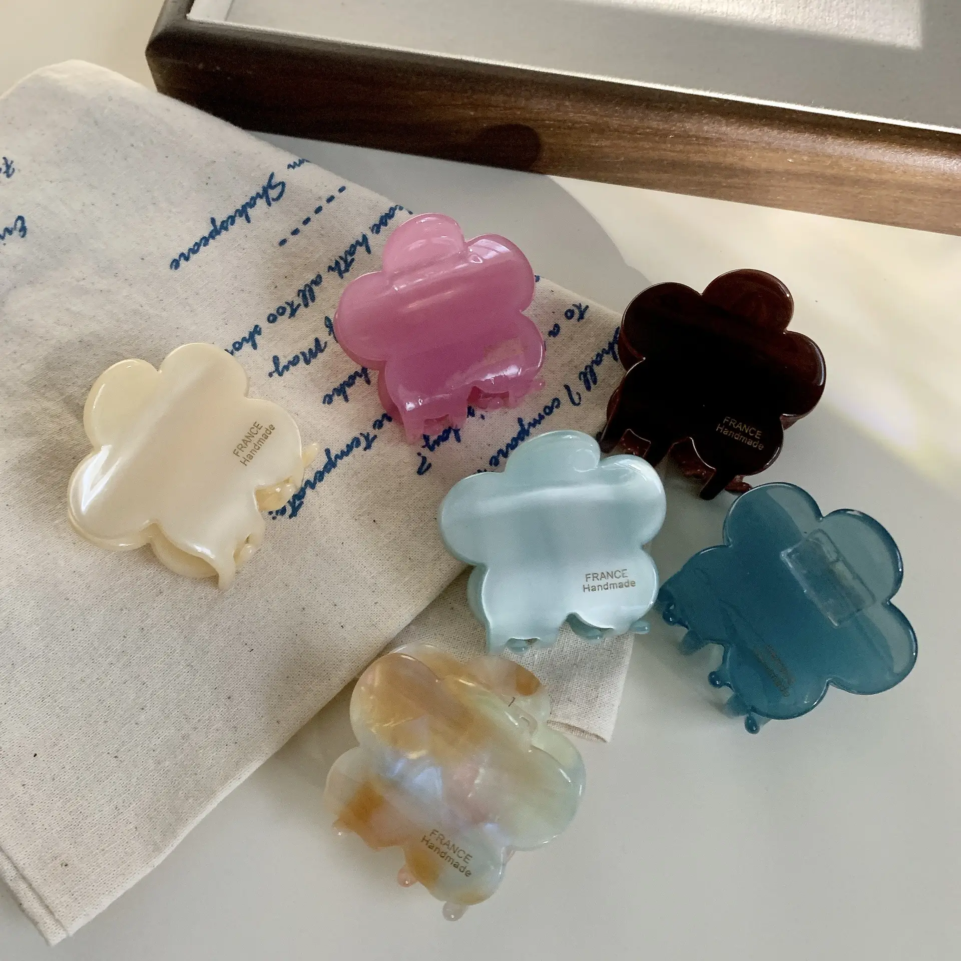 Cute Flower Clip Dye for Girls Hair Accessories — feature 7