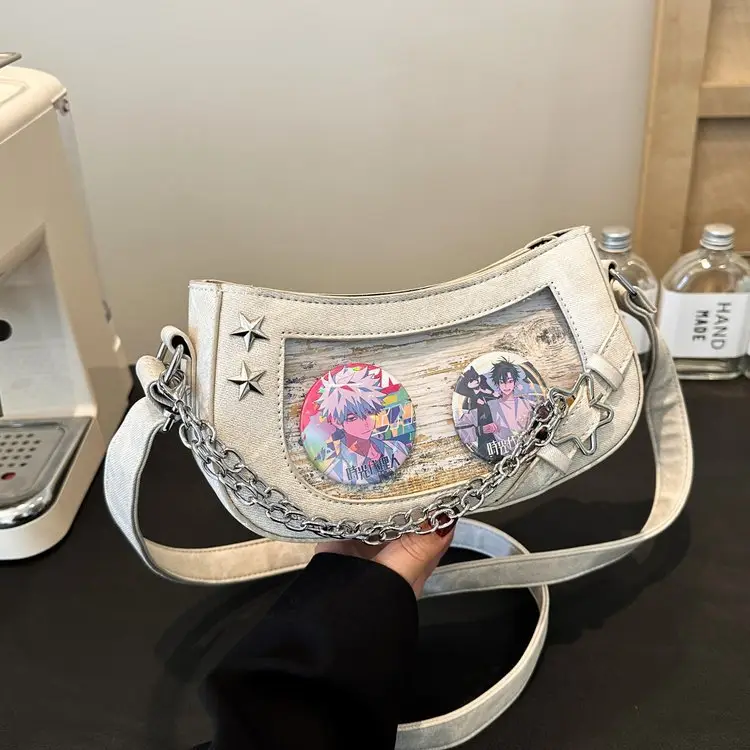 Women's Two-Dimensional Crystal Spice Crossbody Bag - Image 7