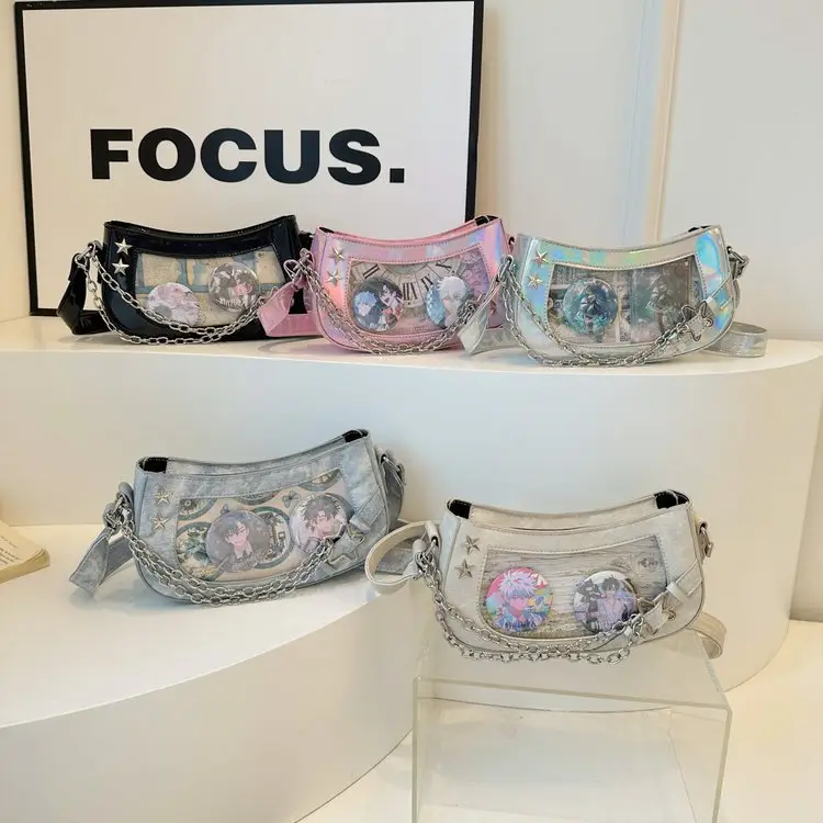 Women's Two-Dimensional Crystal Spice Crossbody Bag - Image 8